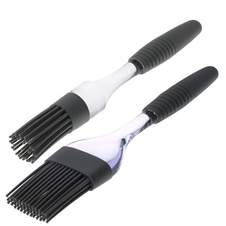 Pinceau à pâtisserie MoNiRo en set de 2 avec brosse en silicone – pinceau de rôtisserie haute qualité – pinceau de cuisine pour
