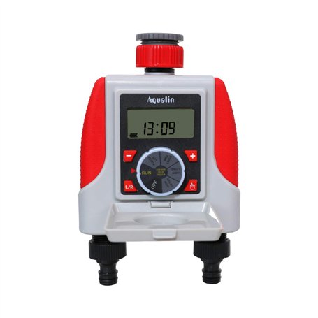 2 Sorties Irrigation Programmateur Arrosage Jardinage Quotidien avec Capture de Pluie