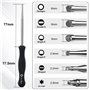 Biuhpa Set de 12 Outils de Réglage de Carburateur Réglage Tronçonneuse Tournevis Reglage Carburateur Tronconneuse 2 Temps Tourne
