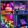 Light Bar, Synchronisation Musicale RGB, Lampe Gaming avec Télécommande, Rétroéclairage de Jeux TV à Couleurs Changeantes, Adapt