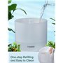 FOHERE Humidificateurs pour la chambre à coucher, humidificateur ultrasonique à remplissage par le haut de 3.2L à brume froide p