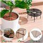 Protection Plante Chat, 2 Pièces Grilles de Pots de Plantes Cache-Pot de Fleurs Jusqu'à 30 cm Couvercle de Protection du Sol pou