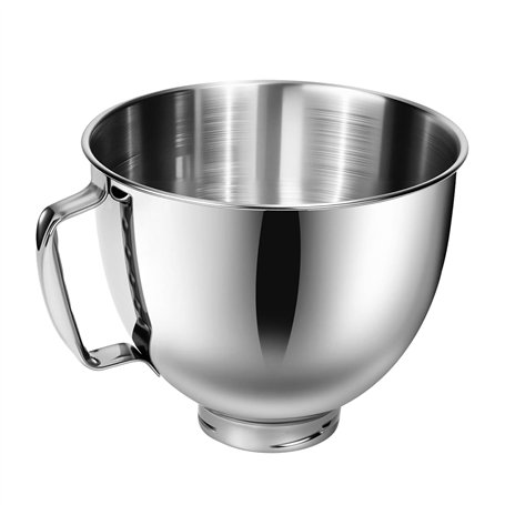 Bol mélangeur en acier inoxydable compatible avec les batteurs sur socle Kitchen Aid de 4