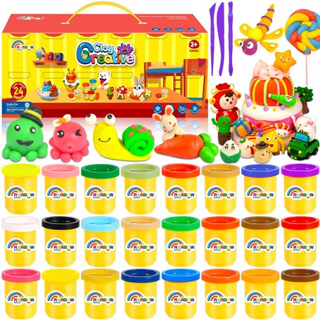 VIPNAJI 24 Pots de Pate A Modeler