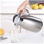 Luvan 1,8L Thermos,Pichet Isotherme Acier Inoxydable Cafetière Isolante 12h Chaud et 24h Froid Double Paroi Isolée sous Vide The