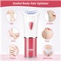 Epilateur Electrique Femme Sans Fil Epilateur pour Visage