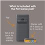 Litter Genie Pet Genie - Poubelle pour déjections Canines avec Technologie Anti-odeurs - Inclus 1 Recharge Qui Dure jusqu'à 2 Mo