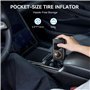 WYRIAZA Gonfleur Pneus Voiture 10000mAh Compresseur à Air Portatif 150PSI Compresseur Voiture Gonfleur Pneus Voiture sans Fil Mi