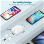 Chargeur Rapide pour Apple iPhone 14/14 Plus/14 Pro/14 Pro Max/13/13 Pro/12/11/SE/X/8, Certifié MFI 20W Chargeur USB C Prise Cha