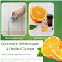 PURIVITA® Concentré de Nettoyant à l'Huile d'Orange [500 ML| - Universel Nettoyant Sol Carrelage - All Purpose Citrus Cleaner - 