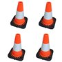 SNS SAFETY LTD TC-30Fx4 Set de 4 Flexibles Traffic Cônes 30 cm