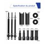 XSTARYE 9-23mm Moto Extracteur de Roulements Interieur avec valises moulées par soufflage Arrache Roulement avec 5 Pinces pour R