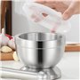 Bekith Mortier et Pilon en Acier Inoxydable brossé 18/8 Broyeur à épices Broyeur à pilules Molcajete Bol à Herbes