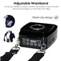 Amplificateur de Voix sans Fil Bluetooth Portable SHIDU 25W Amplificateur Voix Haut Parleur avec Micro Casque + UHF Compact Hand