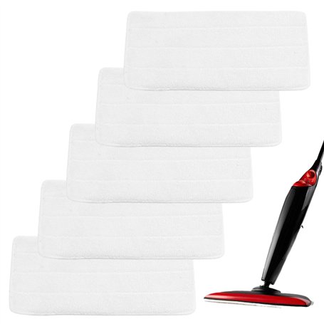 Lot de 5 Bonnette Nettoyeur Vapeur: HOMURY Bonnettes Microfibre Lingettes Remplacement