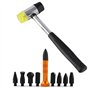 Outils GS PDR Kit de débosselage de carrosserie sans peinture de10 articles. Marteau en caoutchouc