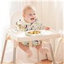 YARVPUV 5 Pièces Bavoirs Manches Longues Bebe Imperméables Bavoirs Manches Longues Lavables Bavoir Imperméable Bébé pour 6-36 Mo