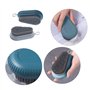 2 brosses à linge et 2 brosses de lavage pour chaussures avec 2 crochets adhésifs, brosse à ongles à poils durs, brosses ménagèr