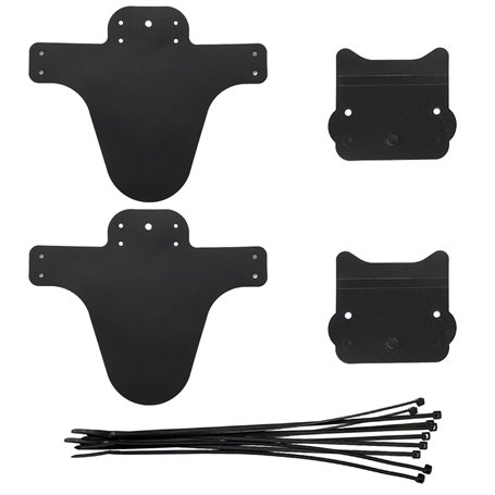 JTMKYO Lot de 2 garde-boue noirs pour vélo