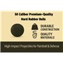 100 x Premium Quality Hard Rubber Balls Paintballs Reballs 50 Cal. HDR50 T4E Paintball Shooting Self Defense Billes Calibre .50 