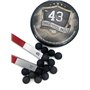 100 x Premium Quality Hard Mix Rubber Steel Balls Paintballs Reballs 43 Cal. Paintball Shooting Self Defense Billes Calibre .43 