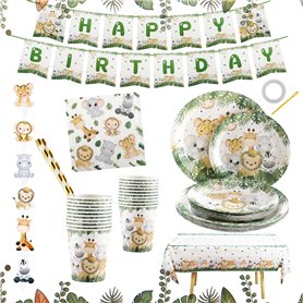 Assiette Jetable 126 pcs vaisselle