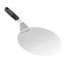 Nanxin Pelle a Pizza, Pelle Pizza Ronde en INOX 10 Pouce Idéal pour Les Gâteaux, Pizzas, Tartes