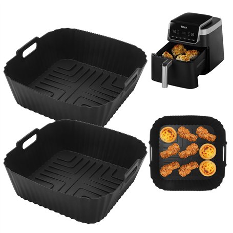 2 Paquet Accessoires air fryer pour Ninja Pro Friteuse 4.7 L