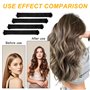 Lixiluxia 4 Pièces Bigoudis Cheveux, Boucle Sans Chaleur, Boudin Cheveux Boucles Overnight Blowout, Heatless Hair Curlers, Roule