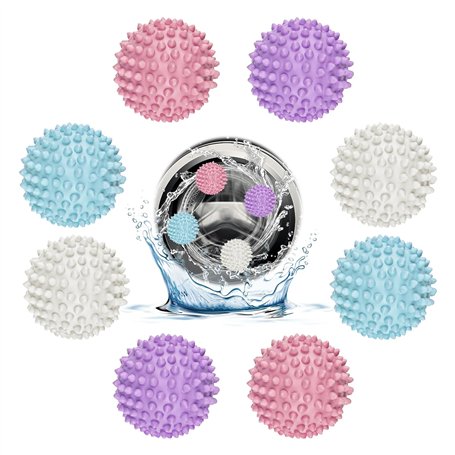 Lixiluxia 8 Pièces Boule de Lavage pour Machine à Laver