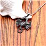 southbankstore Collier personnalisé en forme de dragon féroce avec pendentif en forme de dragon, Zinc