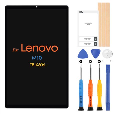 Écran LCD pour Lenovo Tab M10 Plus TB-X606/X606F/X606X LCD Écran Tactile Digitizer Verre Assemblée de Remplacement avec Assemblé