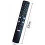 Remplacement Telecommande TCL Thomson RC802N pour télécommande TCL Android TV pour Thomson TCL Smart TV 4K UHD TV 32ES560 32ES58