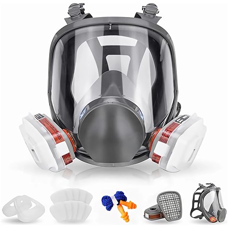 Masque respiratoire réutilisable complet pour le visage