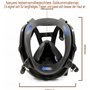 Masque respiratoire réutilisable complet pour le visage, masque à gaz, masque intégral avec filtre, masque industriel anti-pouss