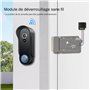 SIMBAILAI WiFi 1080P Vidéo Interphone Visiophone Portier sans Fil,Écran Tactile 7 Pouces, Champs de Vision 160°,Verre trempé, Dé