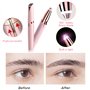 Epilateur Sourcil Rasoir Electrique Visage avec Lumièr