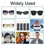 YPYMOD 20 Paires Coussinets Nasaux en Silicone Antidérapant pour Lunettes, Antidérapants Coussinets de Nez à Lunettes Auto-Adhés