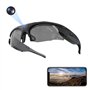Hereta Lunettes de soleil de sport avec caméra Wifi HD 4K - Avec protection UV400 - Verres polarisés pour sports de plein air -