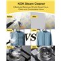 KOK Nettoyeur vapeur portatif, nettoyeur vapeur haute température multi-usages avec 10 accessoires, pour cuisine, salle de bain,