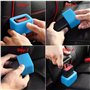 Porte-boucle de ceinture de sécurité pour voiture, support de boucle de ceinture de sécurité pour voiture en silicone pour un ac