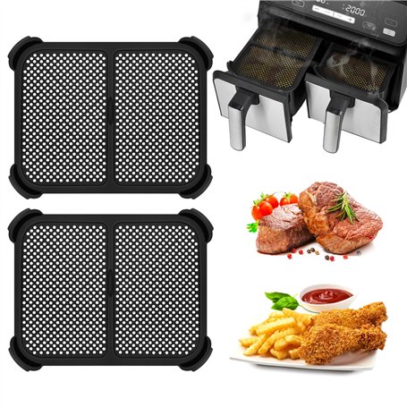 VMUTGA 2 Pièces Grille Anti Projection pour Air Fryer Ninja