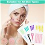 VMUTGA 320 Pièces Patch Boutons Acne, 3 Tailles Patch Acne Pimple Étoile Anti-Acné Patch Imperméable Autocollants Hydrocolloïde