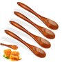 4pcs Petites Cuillères en Bois