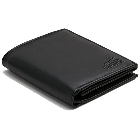 Fa.Volmer ® Porte-monnaie pour homme en cuir d'agneau véritable