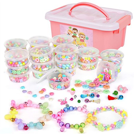 Sanlebi Enfants Bricolage Perles Set