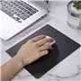 Tapis de Souris en Aluminium Tapis de Souris en Métal Antidérapant Tapis de Souris en Double Face pour Ordinateur Portable et PC