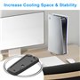 XTDMJ Support vertical pour PS5 Slim, offre stabilité et dissipation de la chaleur pour Playstation 5 Slim, support vertical pou