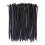 Lot de 100 serre-câbles en nylon noir - 200 mm x 4
