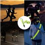 Bande Reflechissante Set,Ceinture Reflechissante Réglable 2 Brassard Reflechissant Sangle Réfléchissante pour Nuit Sécurité,Jogg